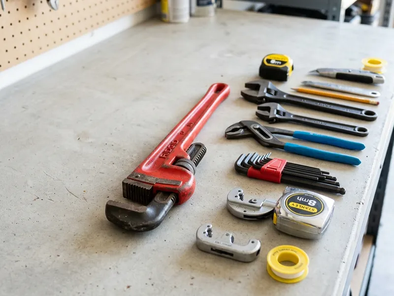 Professional plumbers in Turon, KS equipped with top-tier tools for residential and commercial plumbing services.